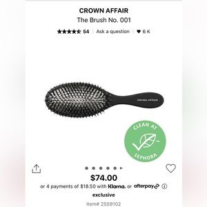 Crown Affair The Brush No. 001